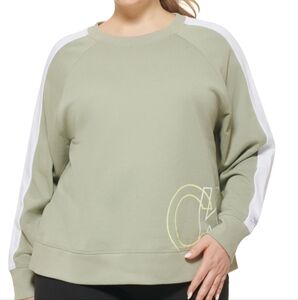 Calvin Klein Women's Performance Plus Size Logo Sweatshirt   Size 1X    NWT
